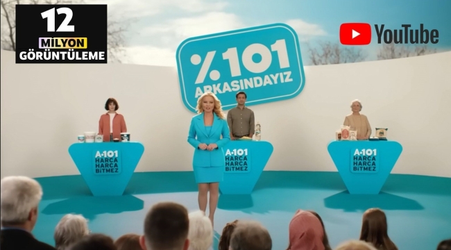 A101'in reklam filmi, en başarılı reklam filmleri arasında yer aldı