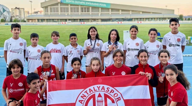 Antalyaspor Atletizm Takımı, Konya'da 10 madalya topladı