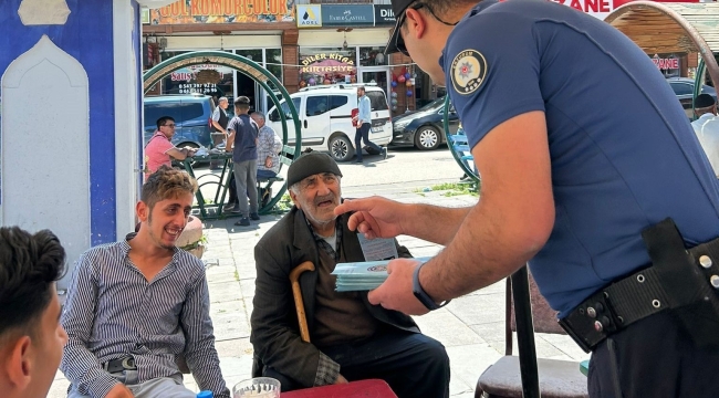 Hınıs polisinden vatandaşa broşürlü uyarı