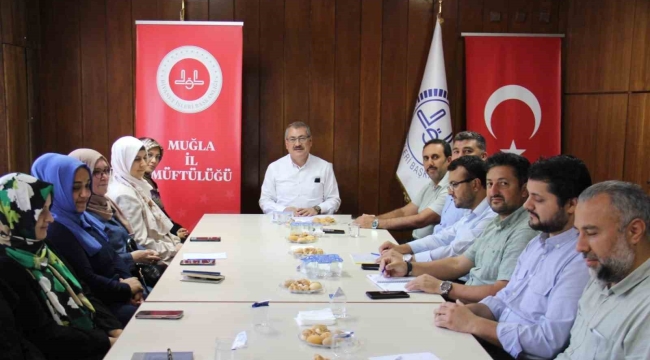 Muğla İl Müftülüğü'nden '3. Yaz Kur'an Kursları Kapanışı Çocuk Şenliği' için koordinasyon toplantısı